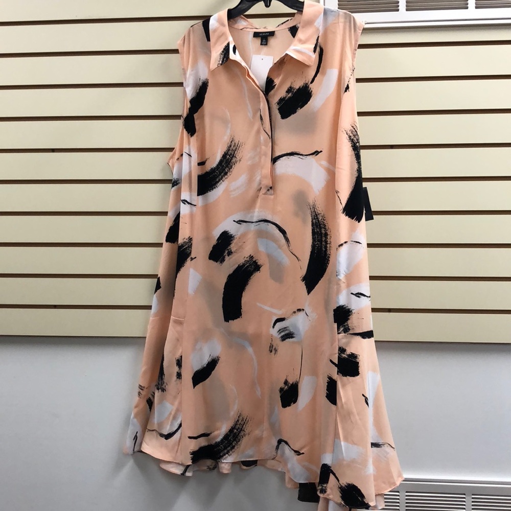 ALFANI peach spring dress